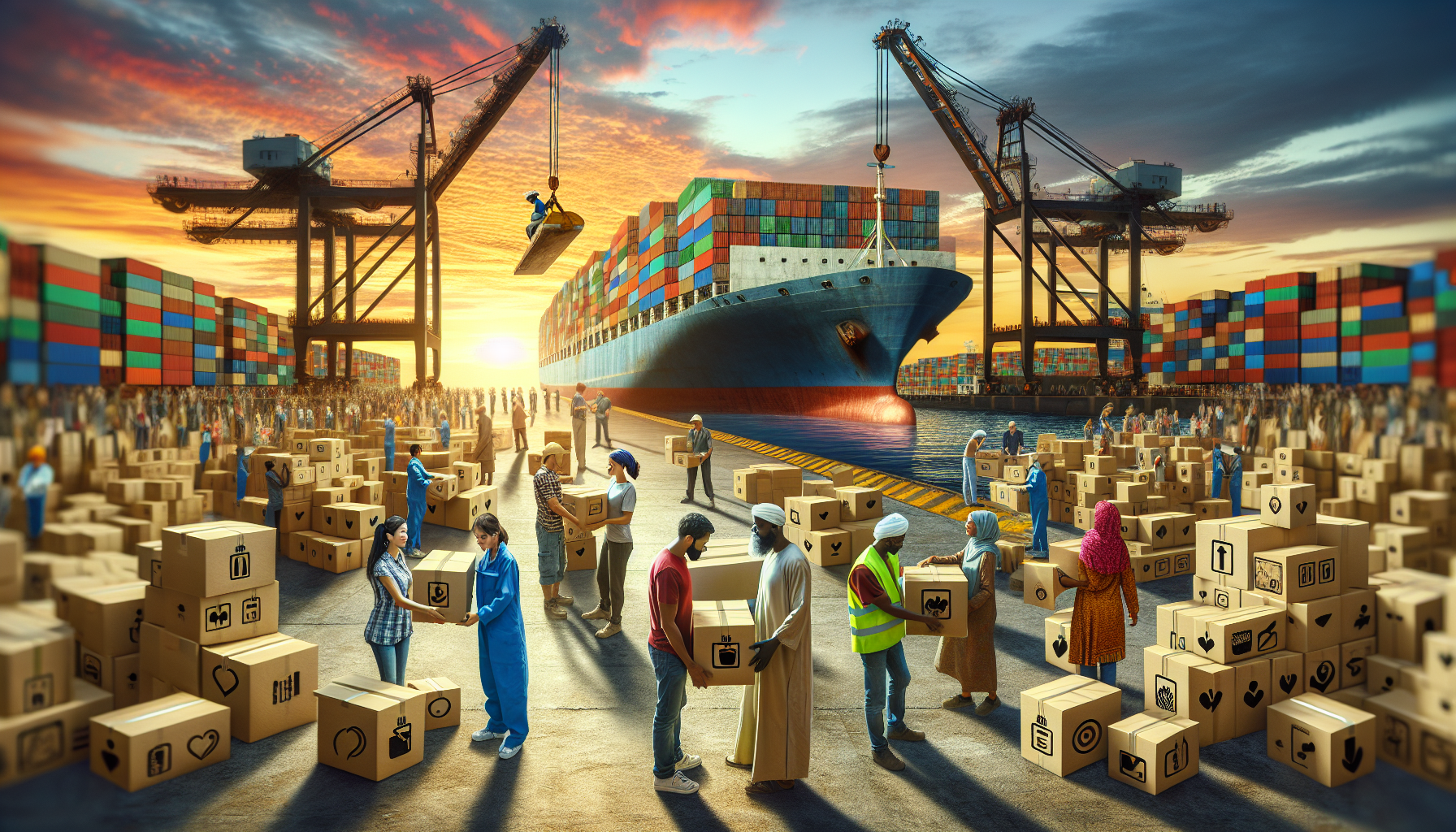 How Does The ISF Program Address Goods That Are Temporarily Exported For Charity Or Humanitarian Aid?