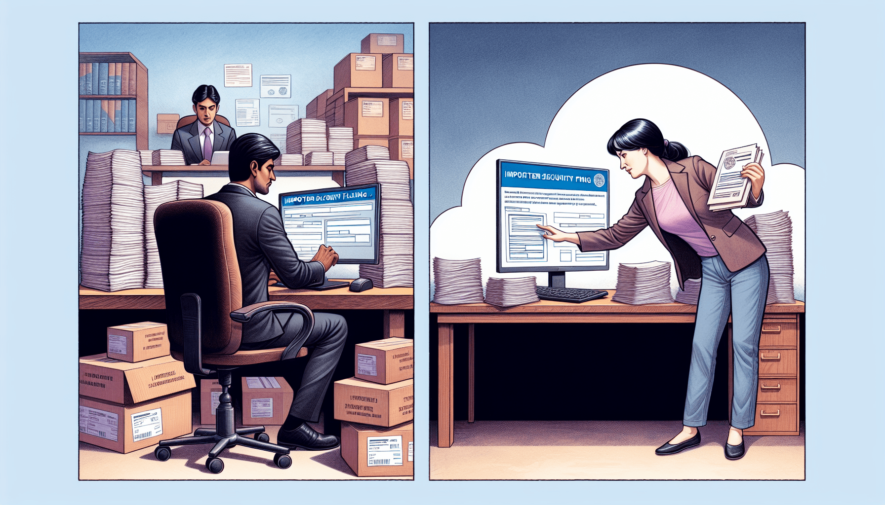 Can The ISF Filing Be Completed On Paper Instead Of Electronically?