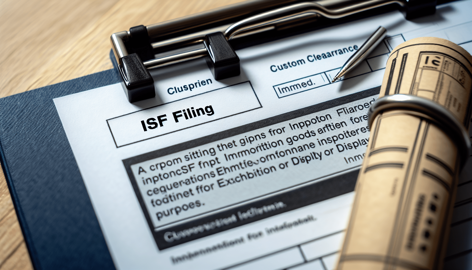 Is The ISF Filing Required For Goods Imported For Exhibition Or Display Purposes?
